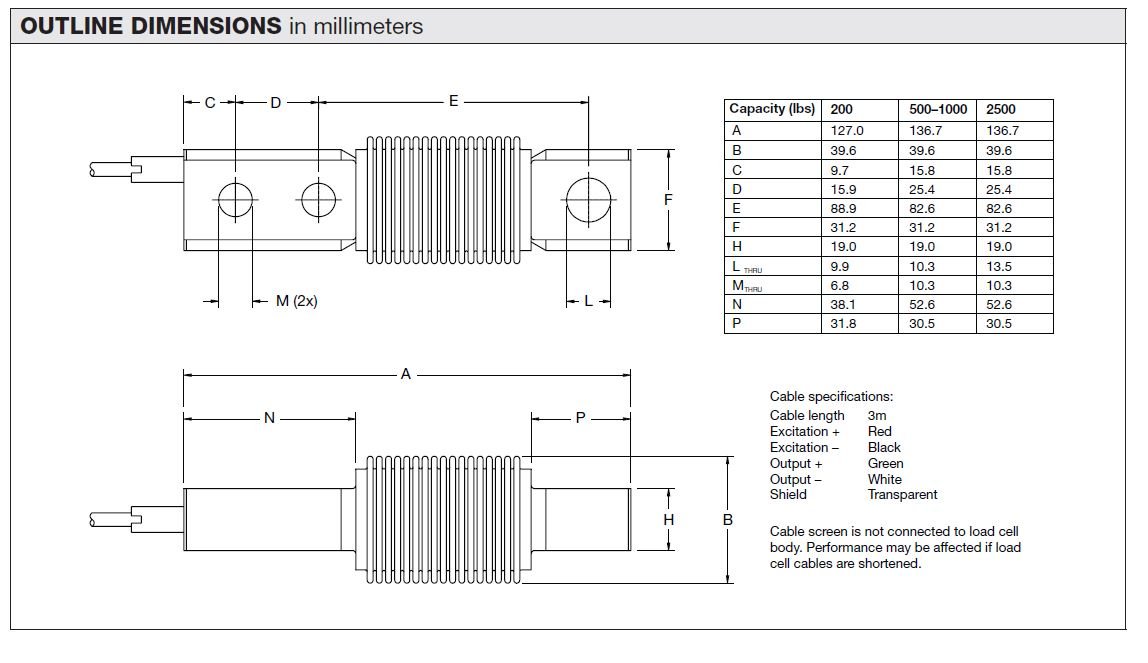 9102 - Single-Ended Beam Load Cell